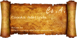 Csonka Adelinda névjegykártya
